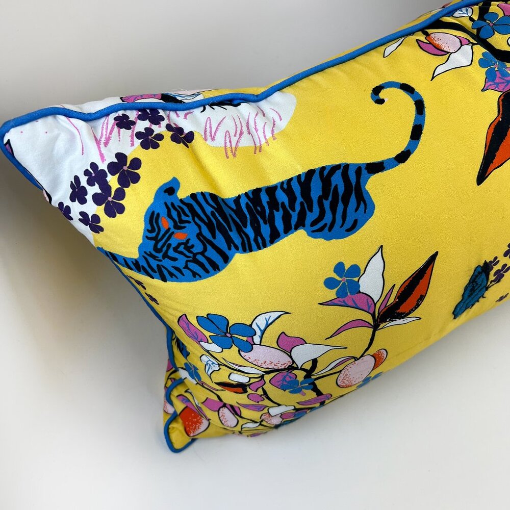 DVF for Target Charlotte's Garden Embroidery Lumbar Pillow Diane Von Furstenberg - Picture 4 of 7